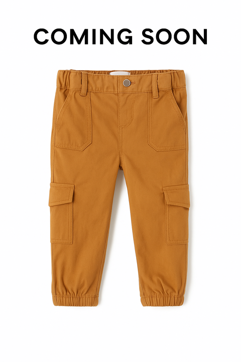 Golden Rust Kids’ Everyday Cargo Joggers