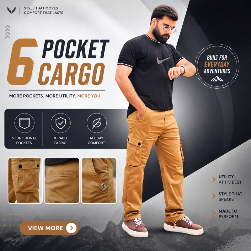 6 POCKET CARGO
