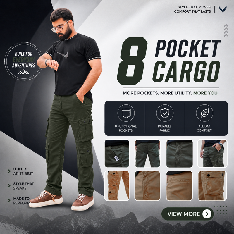 8 POCKET CARGO