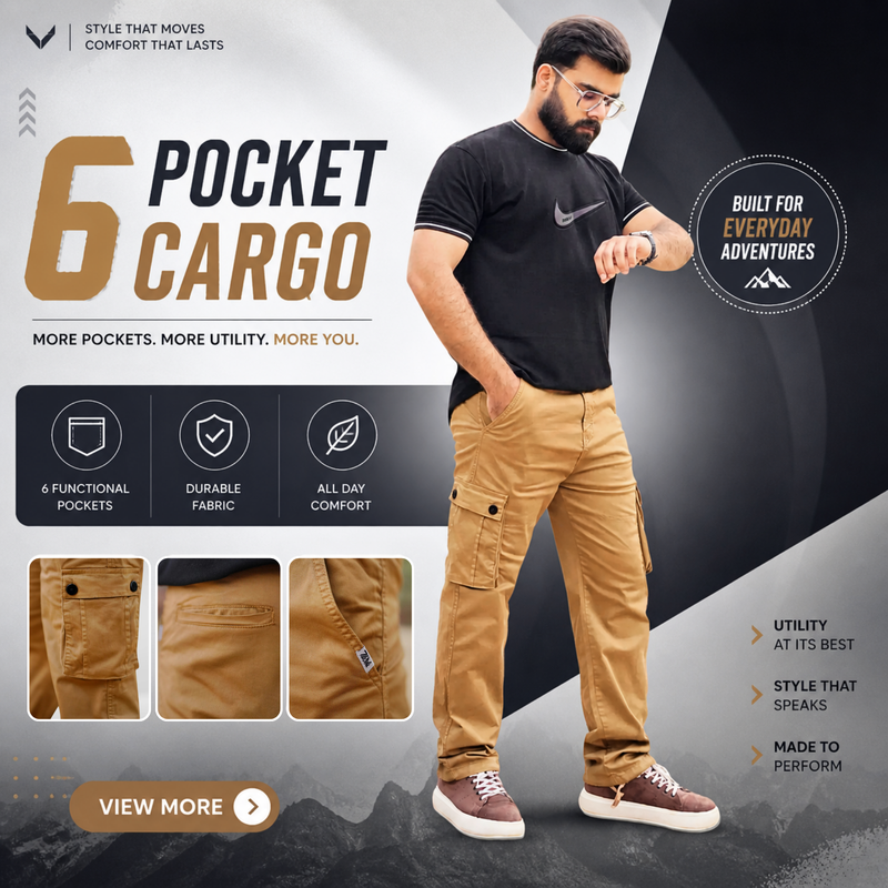 6 POCKET CARGO